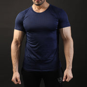 Quick Dry Dark Navy Premium Textured Tee