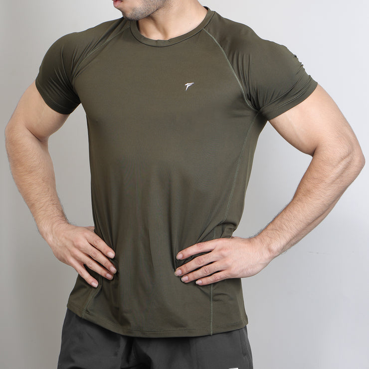 Tf-Olive Green Alpha Training Tee