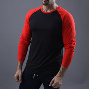 Black & Red Raglan Tee