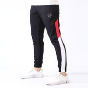 Tf-Black Micro Bottoms With Red And White Panel