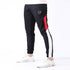 Tf-Black Micro Bottoms With Red And White Panel