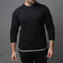 Black Sweatshirt With Contrast Piping