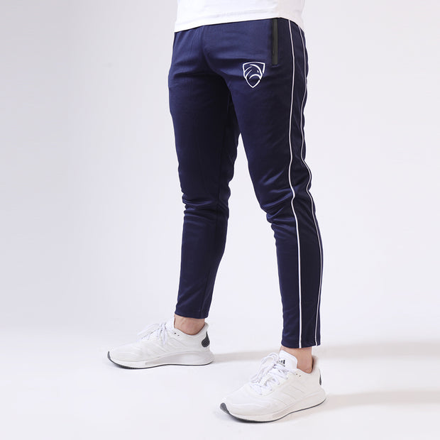 Navy Hawk Series Bottoms With Double Piping
