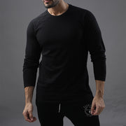 Black Long Sleeve Raglan Tee