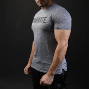 Grey Dominate Textured Tee