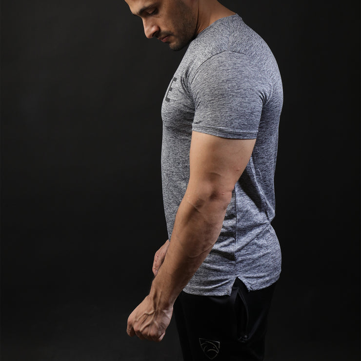Grey Dominate Textured Tee