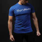 Blue Teefit Athletics Basic Tee