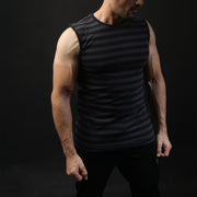 Dark Striper Sleeveless Top