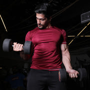 Teefit Maroon Core Performance Tee