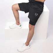 Black Micro Premium Compression Shorts