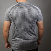 Quick Dry Grey Textured Assassin Tee