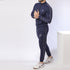 Navy Double Piping PolyFleece Tracksuits