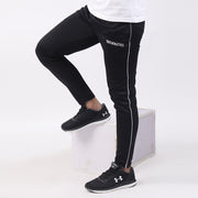Black Performance Bottoms With Single Piping And Logo