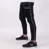 Black Performance Bottoms With Single Piping And Logo
