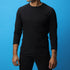 Black Long Sleeve Raglan Tee