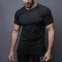 Black Half Sleeve Compression Tee - TeeFit Fashion