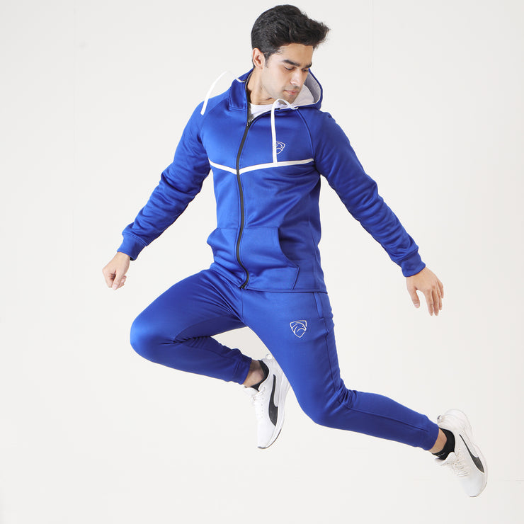 Royal Blue V-Panel Tracksuit