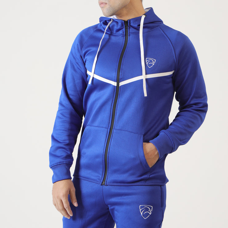 Royal Blue V-Panel Tracksuit