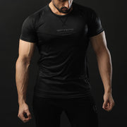 Black Teefit Athletics Performance Tee