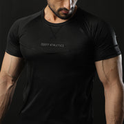 Black Teefit Athletics Performance Tee