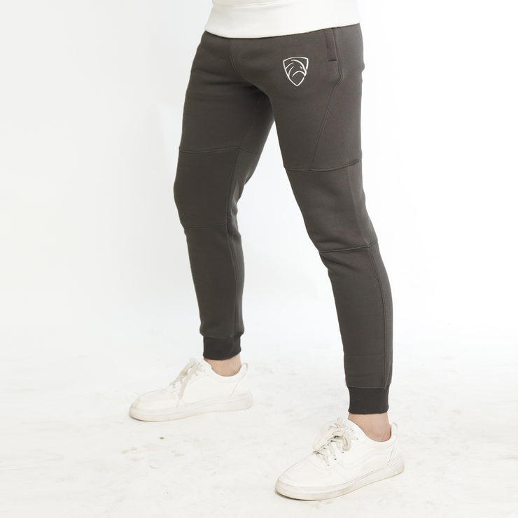Smoke Grey Solid Fleece Bottoms