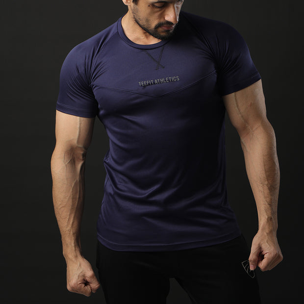 Navy Teefit Athletics Performance Tee