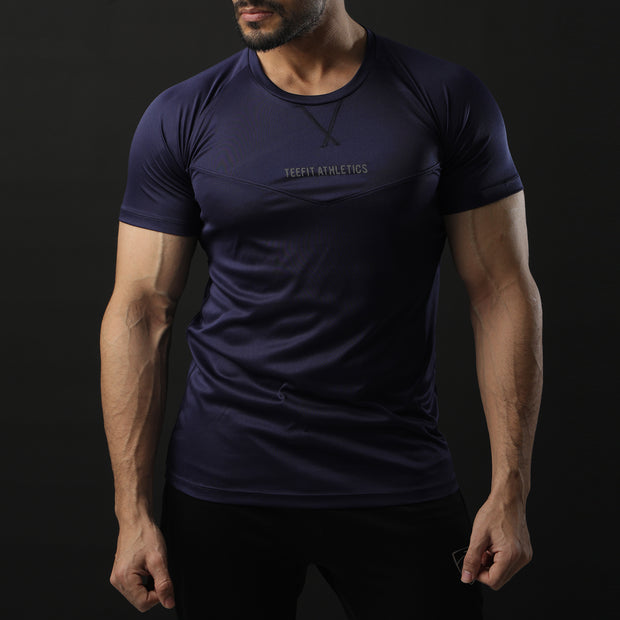 Navy Teefit Athletics Performance Tee