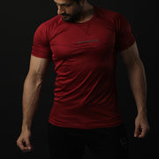 Maroon Teefit Athletics Performance Tee