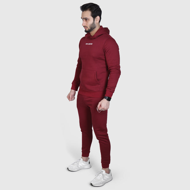 Maroon Premium Basic Pull Over Tracksuit