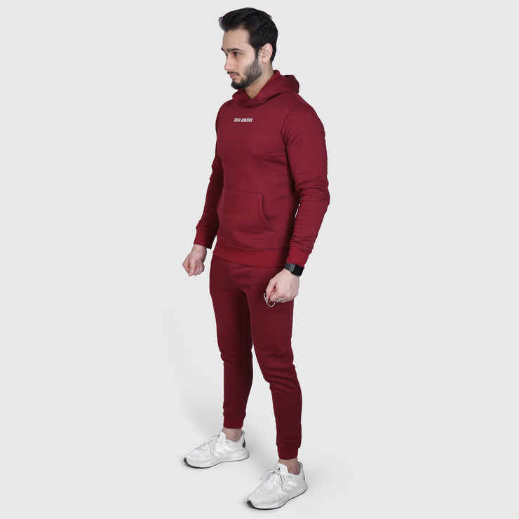 Maroon Premium Basic Pull Over Tracksuit