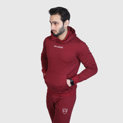 Maroon Premium Basic Pull Over Tracksuit