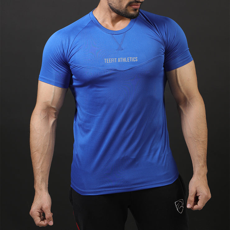 Royal Blue Teefit Athletics Performance Tee