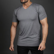 Tf-Super Grey Ultimate Premium V-Neck Tee