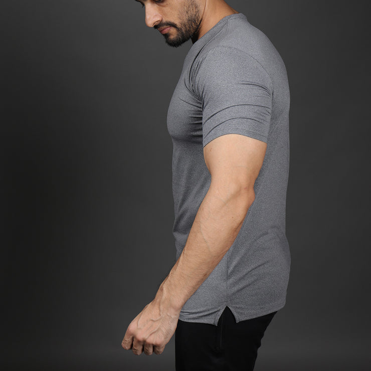 Tf-Super Grey Ultimate Premium V-Neck Tee