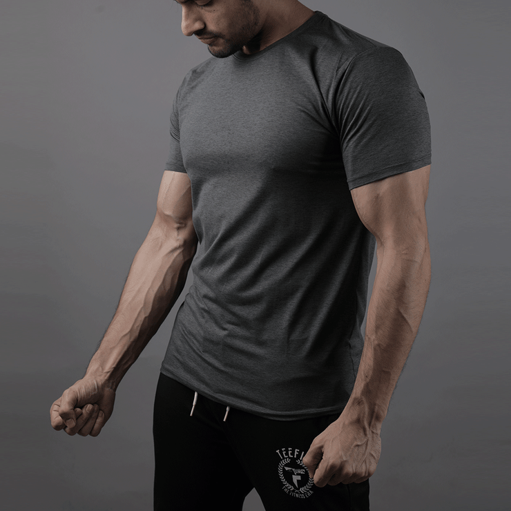 Quick Dry Charcoal Premium Tee - TeeFit Fashion