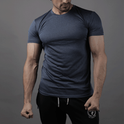 Quick Dry Prussian Blue Tee - TeeFit Fashion