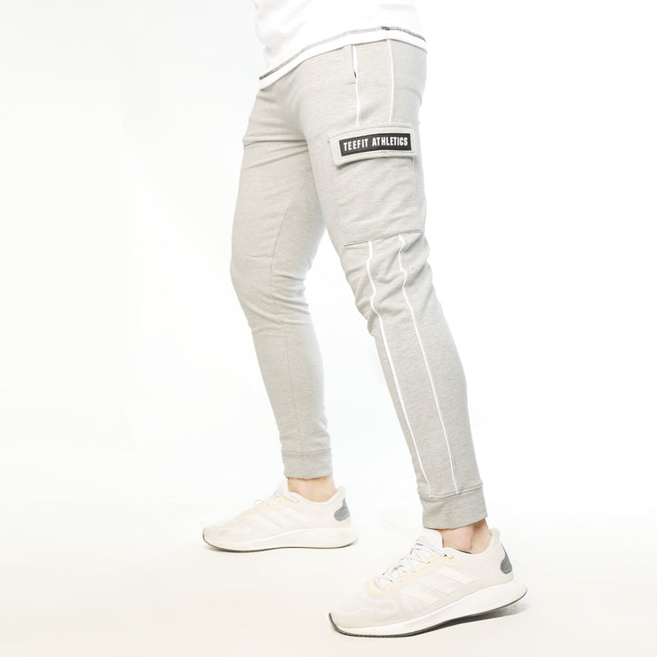 Iconic Heather Grey Lycra Terry Bottoms