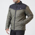 Tf-Black And Olive Contrast Puffer Jacket