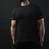 Black Texture Ultimate Performance Compression Tee