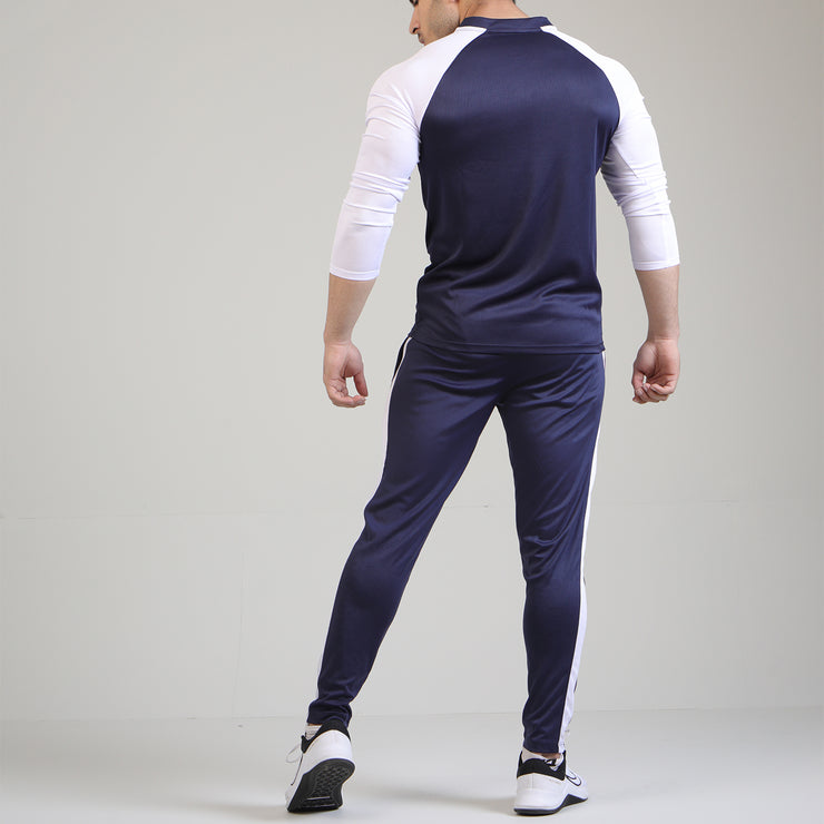 Navy And White Raglan Summer Tracksuit