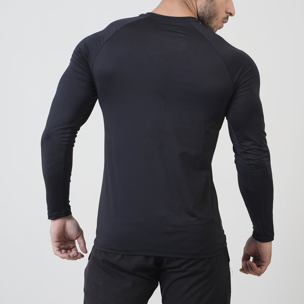 Tf-Full Sleeve Black Alpha Tee