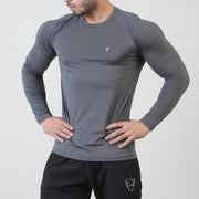 Tf-Full Sleeve Charcoal Alpha Tee
