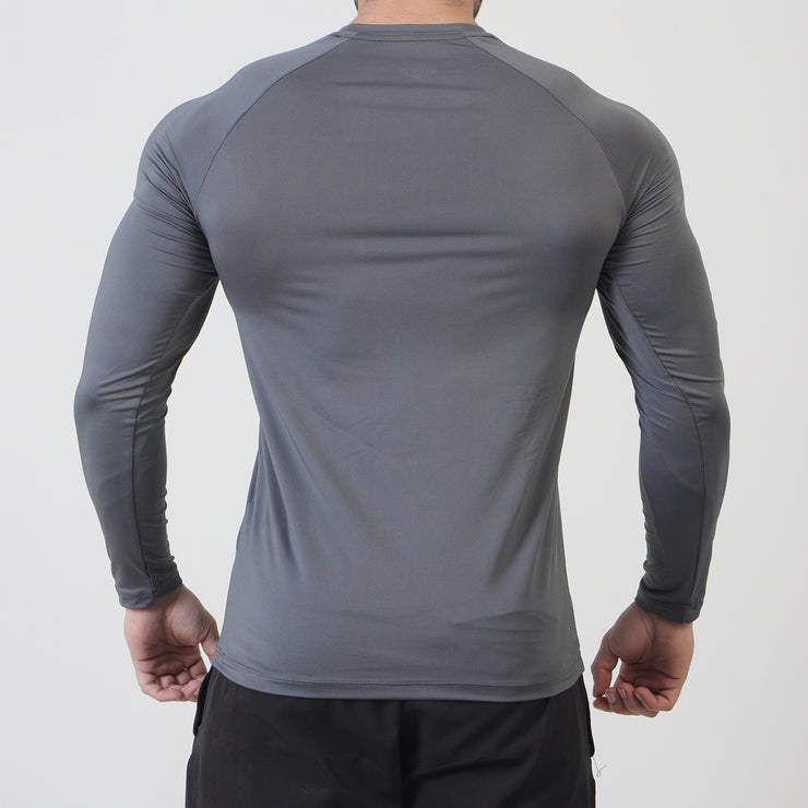 Tf-Full Sleeve Charcoal Alpha Tee