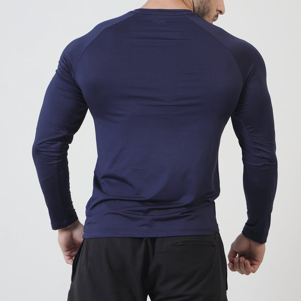 Tf-Full Sleeve Navy Alpha Tee