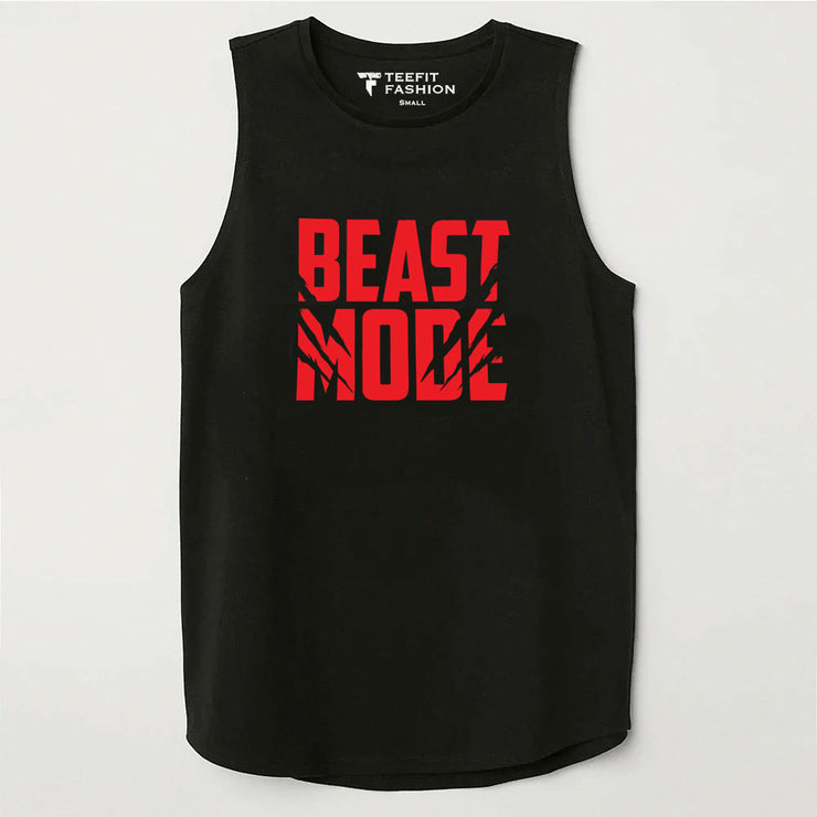 Beast Mode Black Sleeveless Top