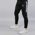Black Three Stripes Hawk Series Bottoms With Piping