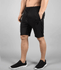Black Hybrid Shorts - TeeFit Fashion