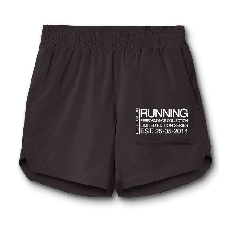 Tf-Brown Running Utility Shorts