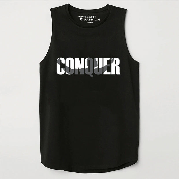 Conquer Black Sleeveless Top