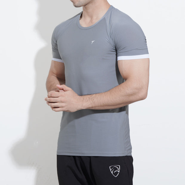 Tf-Grey Hybrid Series Mesh Tee